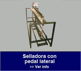 selladora con pedal lateral